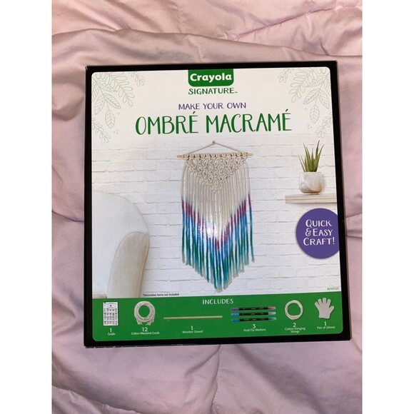 Crayola Make Your Own Ombre Macrame Kit - Picture 1 of 6